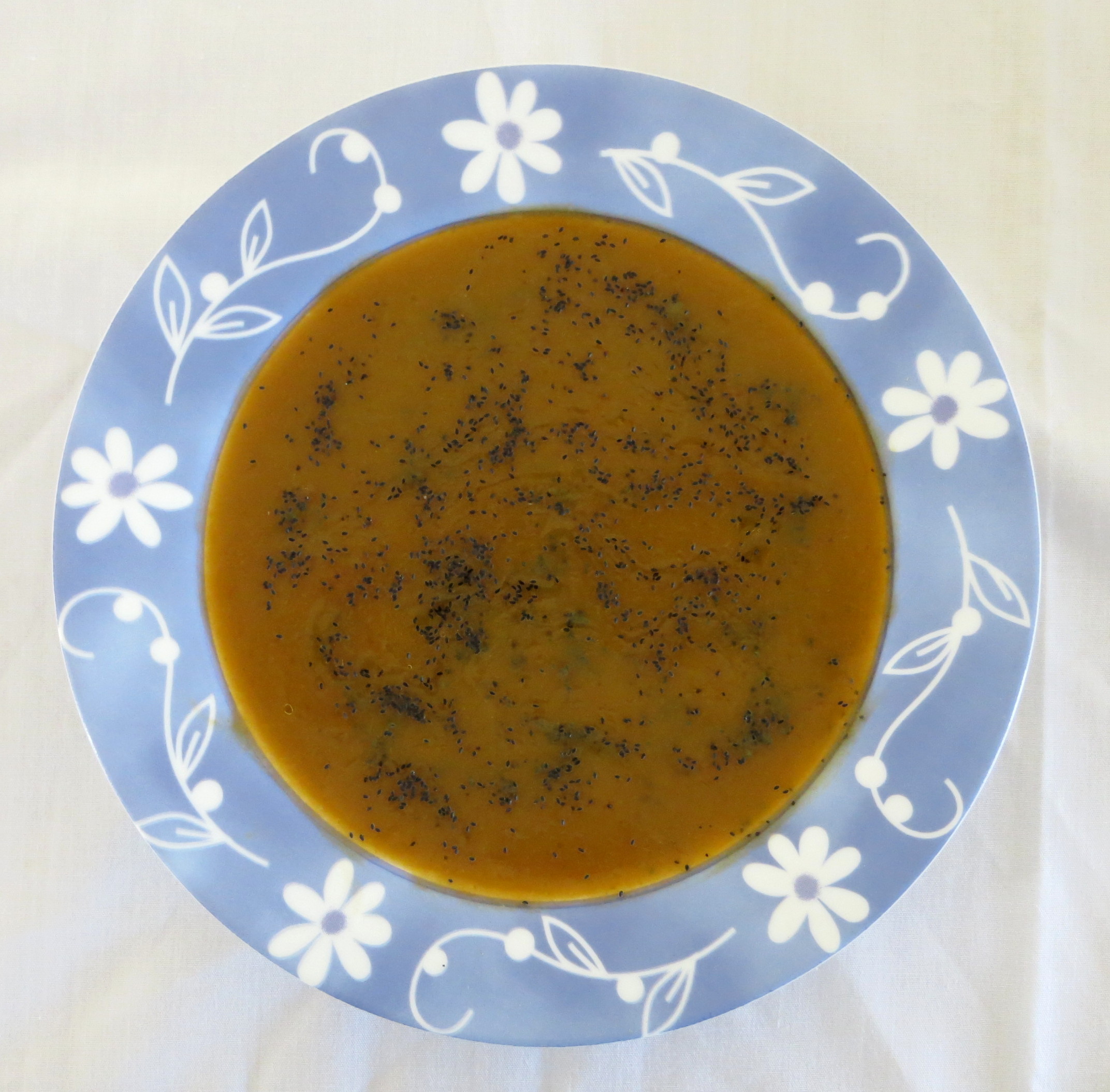 Plate with millet and tukmaria soup