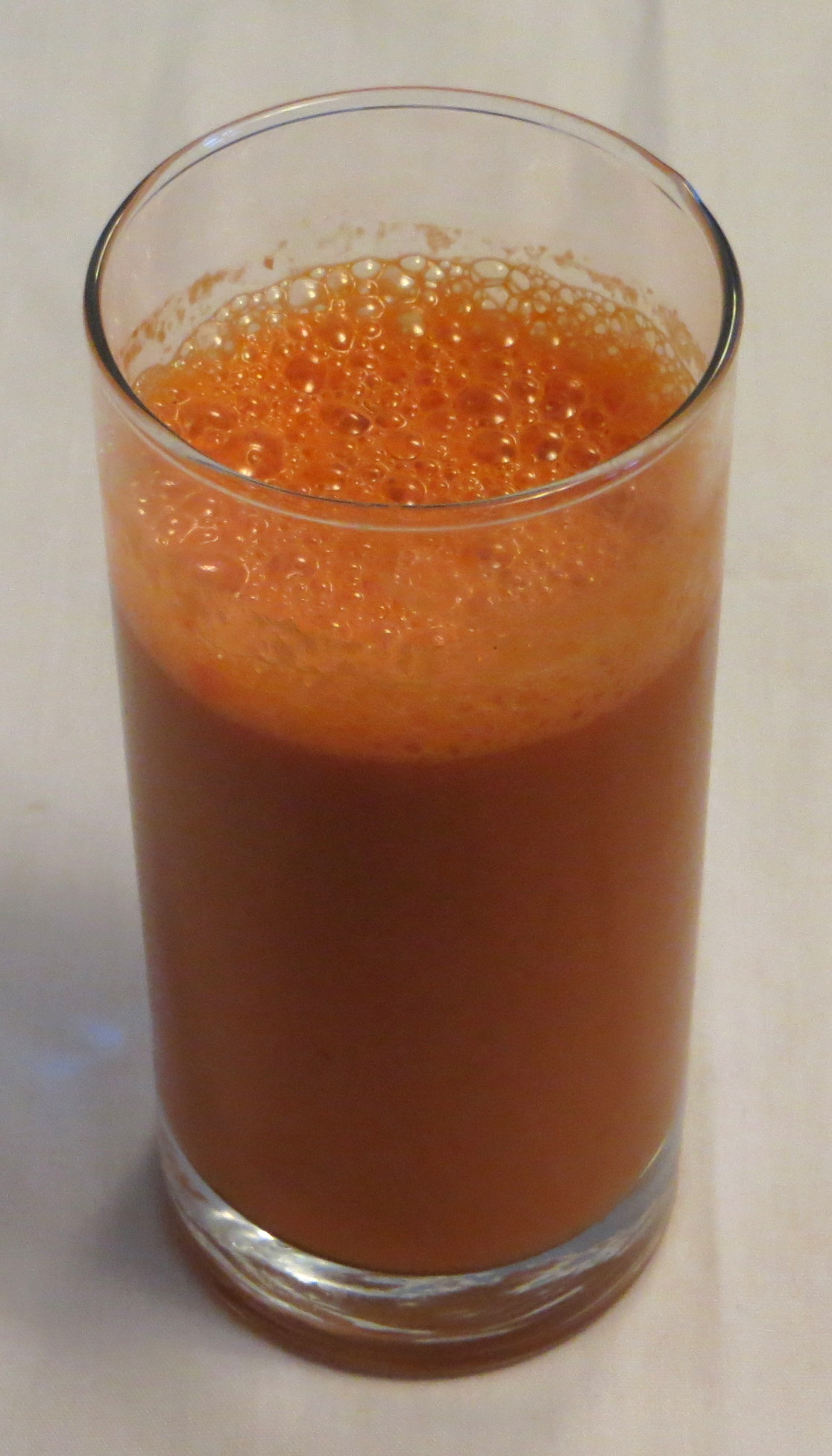 Glass of soy yogurt and goji berries smoothie 